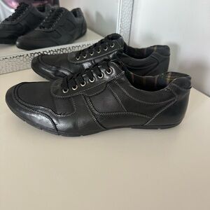Elegant Black Leather Oxfords for Men